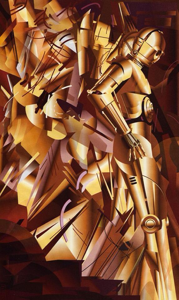 patrizia_piras's tweet photo. #C-3PO Descending a Staircase
Artist: #JMattos
#Duchamp VS #StarWars 
@PiccolaAla http://t.co/UqLwjVzOTH