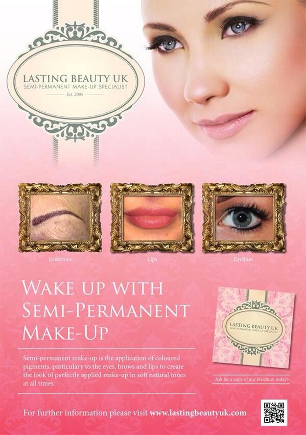 Semi Permanent Make Up Lancashire. For bookings call 07704 735016