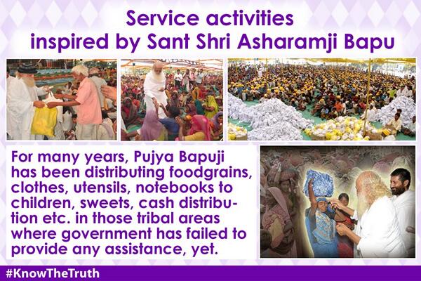 ji_hari's tweet photo. #JayHindu of Asaram Bapuji! Free Medical Aid 4 poor Free Food Free Shelters Media wont show it! http://t.co/Lr3mIamNSP