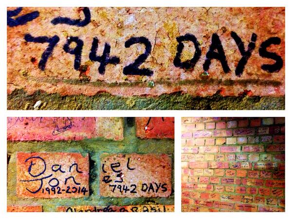 DanielPaulJones's tweet image. I signed the @ENBallet wall #3MoreShows #2MoreClasses #30HoursToGo to complete #7942Days at English National Ballet