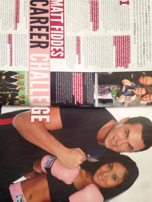 Don't forget this months @maimagazine about our career challenge! At WHsmiths or online now! <a href="/moniqefiddes/">Moniqe Fiddes</a>