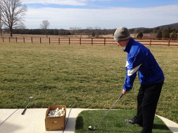 MarkOwens5's tweet image. Getting better at the Milton driving range this morning #brutalwind