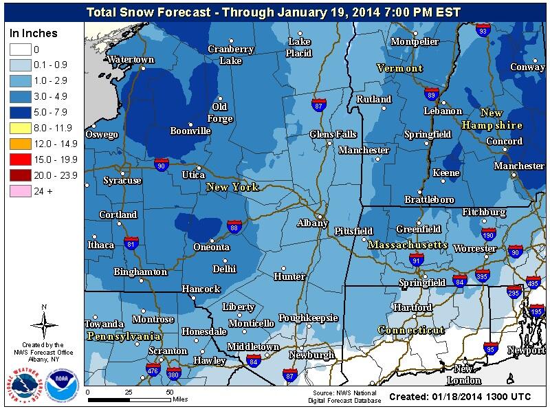 Weather in Connecticut (Stamford, Danbury, Fairfield route, reports