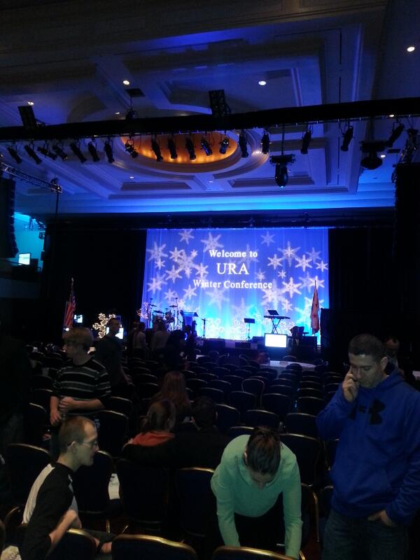 SNTS_inc's tweet photo. Winter conference day 2 as close as we can get to the front. #success #winterconference #URA #becomingcore9 #pumped http://t.co/GMQjI0wIxA