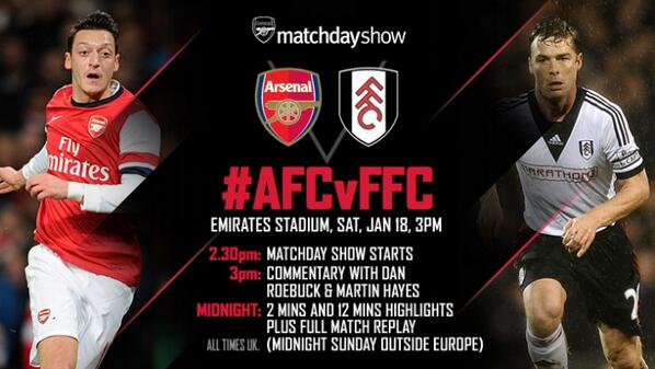Waiting for #AFCvFFC to start? Tune in to our Matchday Show now for pre-match news and views - arsenal.com/live