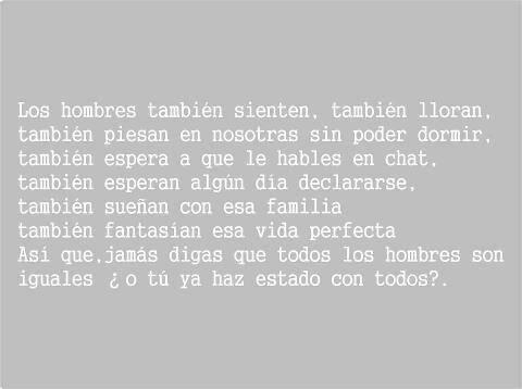 Mexico_Escucha's tweet photo. "Los hombres también sienten..." http://t.co/jRXhH5Zw1q