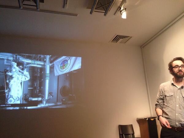 honorharger's tweet image. &quot;The Welsh Space Campaign&quot; by @hellohefin (who&apos;s here) presented by @tobias_revell #criticalexploits