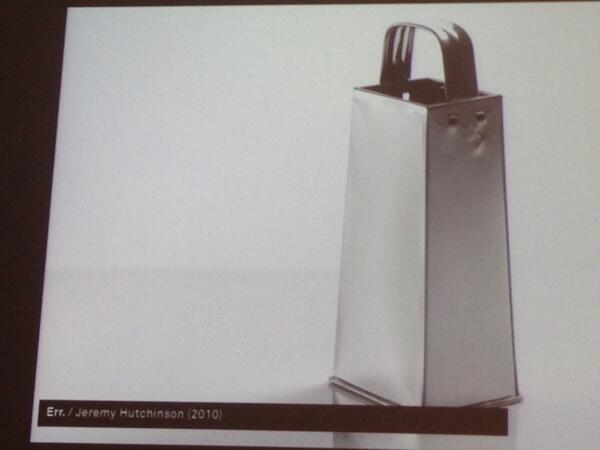 honorharger's tweet image. Err by Jeremy Hutchinson - intentionally dysfunctional objects. #criticalexploits