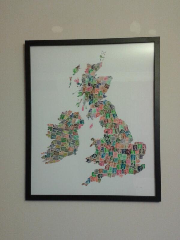 MarkGuy1's tweet image. Thank you @PictureCrafts brilliant job framing my #stampart so pleased