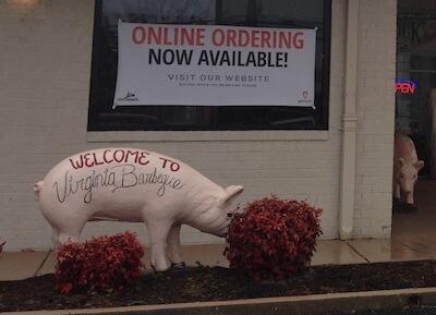 GotFedIn's tweet photo. "Welcome to Virginia BBQ!" Online Ordering via Gotfed.in #FXBG http://t.co/ogy3KM46Iq http://t.co/DF1zyWbOJ7