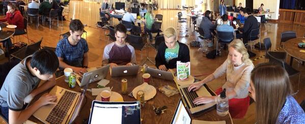 yerbamadre's tweet photo. Looking good! @warpling: RatePoly @ SLO Startup Weekend - fueled by @guayaki #yerbamate #mate #mate
#slosw http://t.co/iI0SYHPPP0