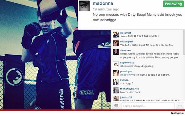 Madonna calls her son a nigga - race hustlers silent 