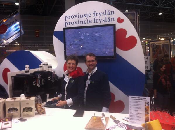 @provfryslan niet alleen op de @fenwbeurs in #Mechelen gepromoot, maar is ook vertegenwoordigd op @DusseldorfBoot