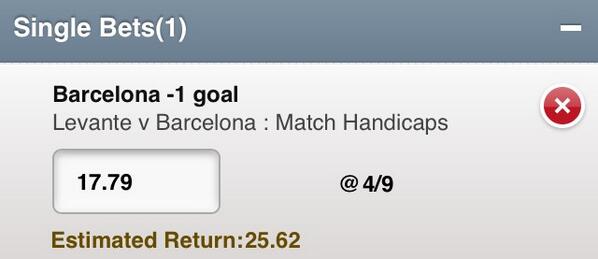 LewisFootyTips's tweet image. Rolling Acca, Bet 3 - Barcelona -1 £17.79 returns £25.62 #RollingAcca