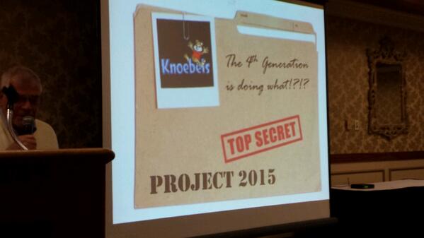 aceonlineorg's tweet photo. @KozmoKG tease re 2015 as the family's 4th generation becomes even more involved w future park plans. #NoCoaster Con http://t.co/x944IKDlwr