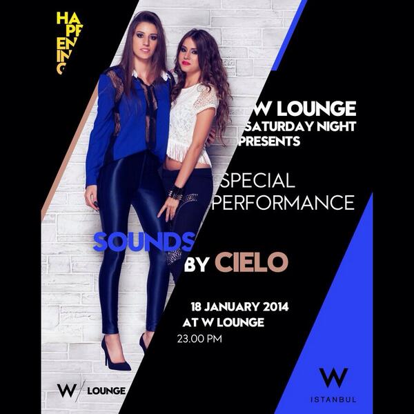 bugececo's tweet photo. Bu Gece @WLoungeIstanbul kabinine ozel performanslari ile Cielo kizlari geciyor!Bu ozel geceyi kacirmayin!@mem_acar http://t.co/v9WOpOPADU