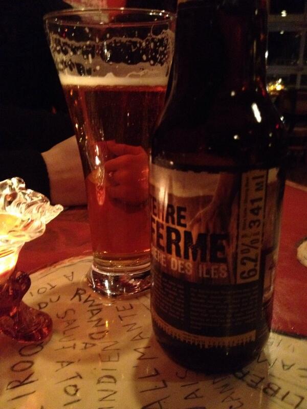JulienClaudeBou's tweet photo. Un bon souper avec une belle biere au #pasperdu ! http://t.co/qetm1vYfeS