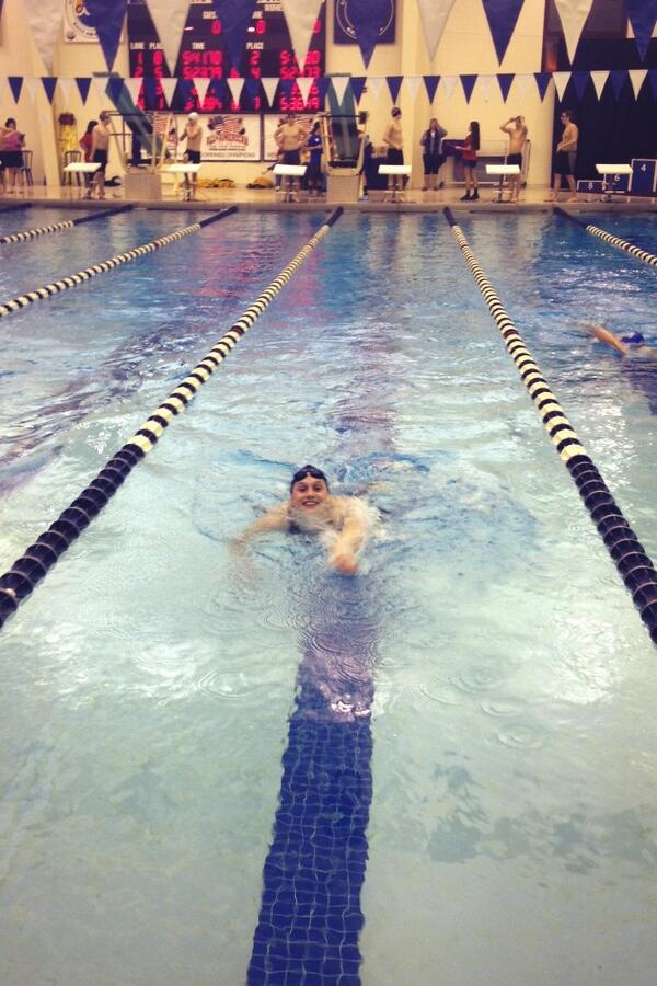 moooghan's tweet photo. The face of someone who just shattered the school record in the 500!!!!!!!!!! @itsmickaykay 😅😅😅 http://t.co/xBZuBLK4AQ