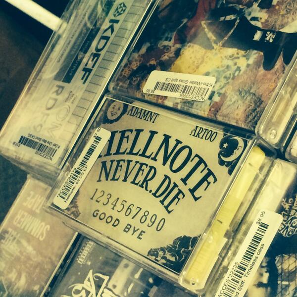 ADAMNT's tweet image. You can cop the new #hellnote tape at @accesshiphop accesshiphop.com/store/?itemid=… @ARTOO_BlakWatr