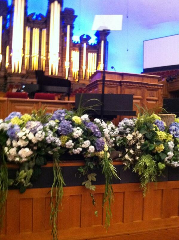 At the tabernacle to hear Ravi Zachariah's preach.