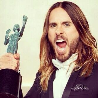 JaredLeto's tweet photo. Me. #SAGAwards. THANK YOU!! http://t.co/boUA0N73qI