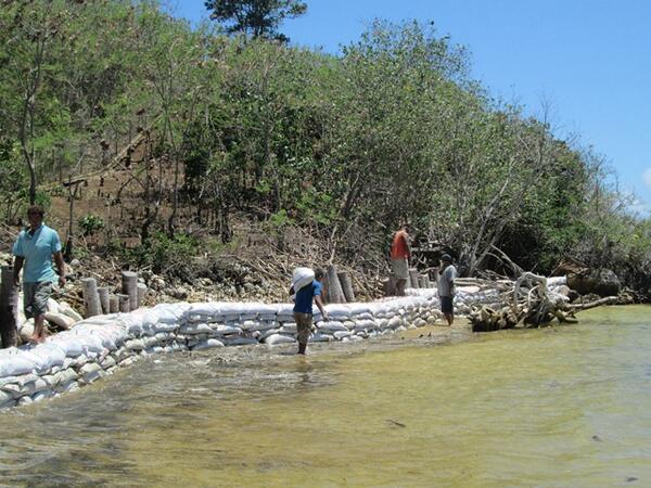 Tide rolling in - Kotu Island, Lulunga District, Ha'apai, Kingdom of Tonga.