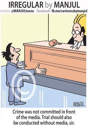 MANJULtoons's tweet photo. In camera trial. My #cartoon http://t.co/UVVk86ilEG
