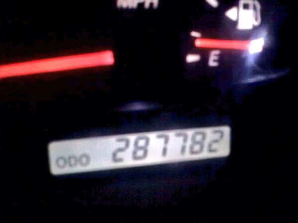 michaeltavani's tweet photo. My odometer is a palindrome! http://t.co/8p2vkTdvK1