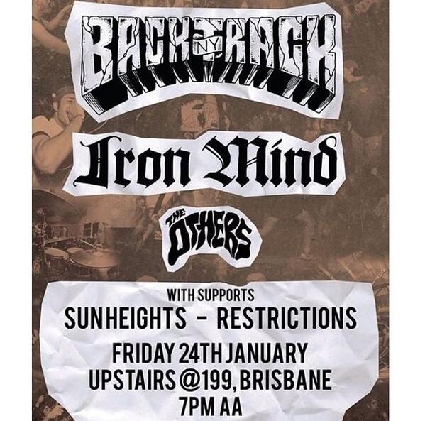 Venue change for Brisbane AA, tell your friends. There's only a couple of tickets left so make sure you buy one