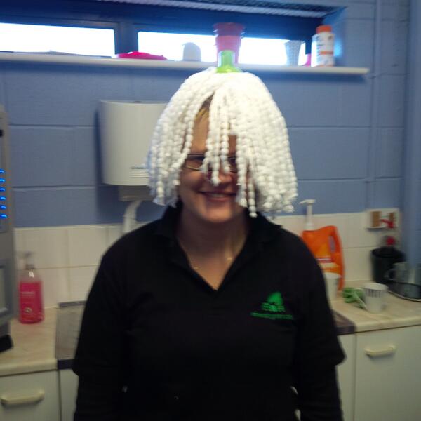 EmGreenClean's tweet image. Mrs Mop..... Claire :D x