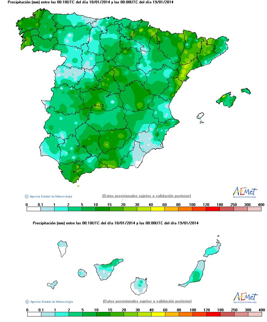 La profunda borrasca se dirige al Mediterráneo