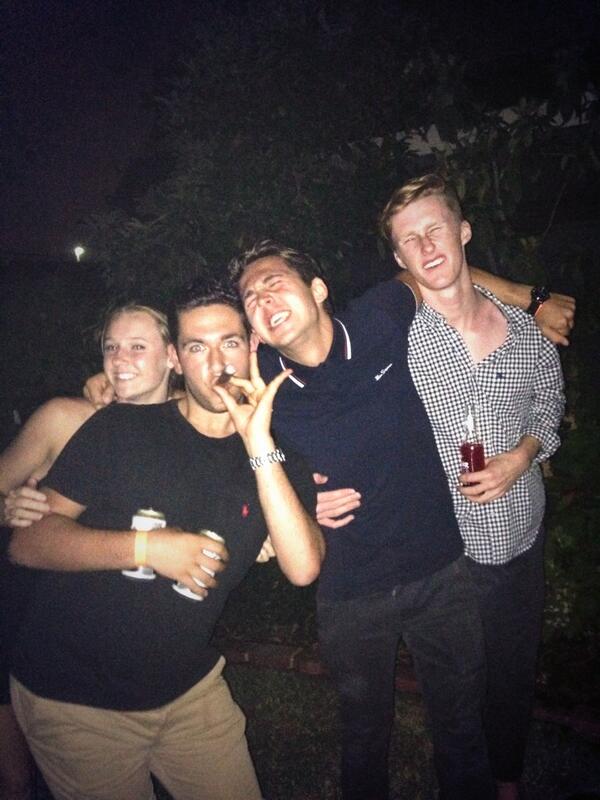 AdrianRotunno20's tweet photo. Talk about one messy night @cameronm295 @SamGood14 #allcooked #goodys18th #loose http://t.co/LrMwwdcs2r