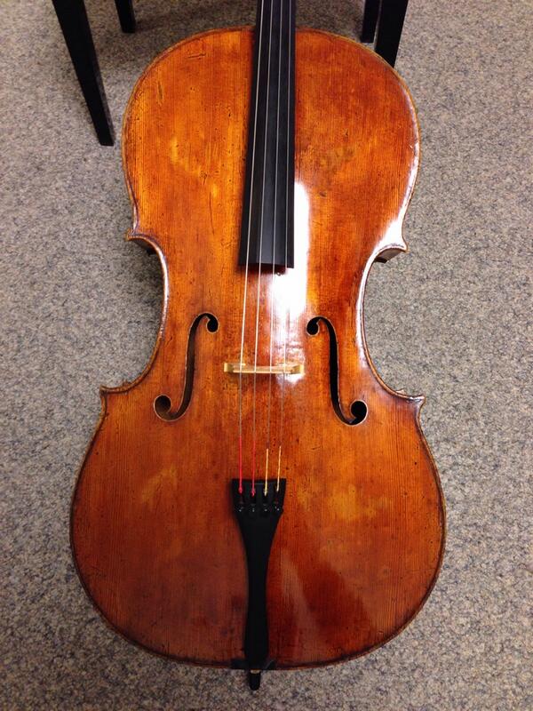 My new instrument, " lord Aylesford " Stradivari 1696