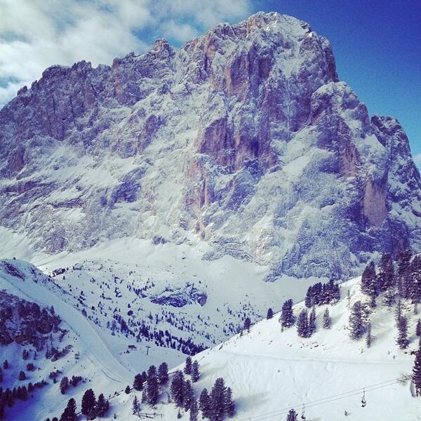 "Senza fiato" - wonderful shot from Carlotta in #ValGardena #Dolomites <a href="/VGardena/">Val Gardena Gröden</a>