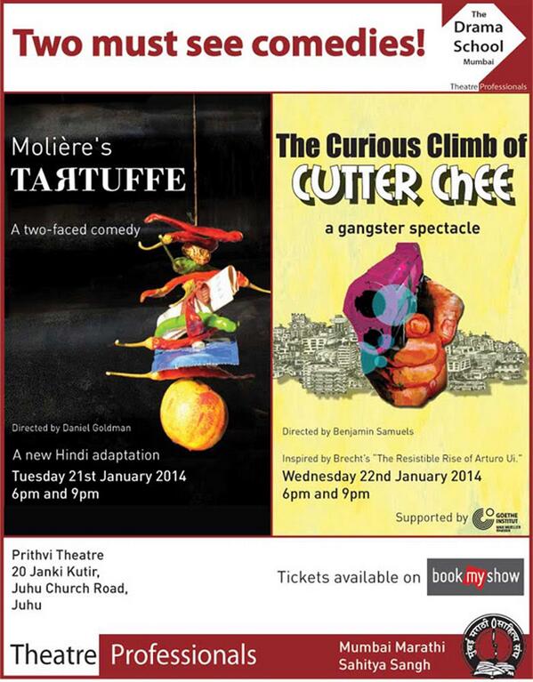 BombilTimes's tweet image. #BombilTuesday RT “@jehansam: Tues/Wed @TPPLMumbai comes to @PrithviTheatre with Drama School!