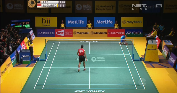 netmedia_info's tweet photo. Pertandingan tunggal putra Malaysia Open 2014 di menangkan oleh Lee Chong Wei Malaysia #NETBadminton http://t.co/VarjgjPgOW