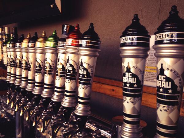 Nahem01's tweet photo. Such a beautiful sight @JackRoseinDC. Tons of @dcbrau deliciousness. $5 all day on terrace. #dcbrews http://t.co/5yDcOuFMYx