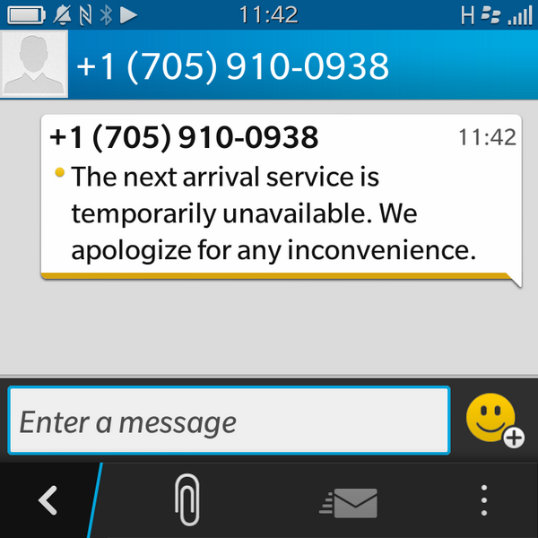 BarrieTransit's tweet photo. Of course it doesn't work.. #barrie #betterbus http://t.co/99nxUfkgFq