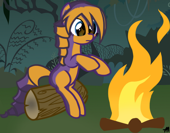 *setting a fire on the Everfree Forest*
