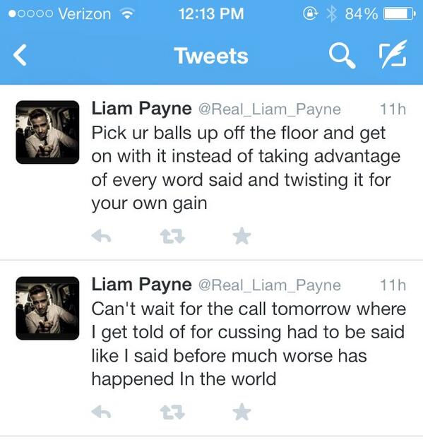ItsLarry_Bitch's tweet photo. HAHAHAHAHAHAHAHA (ps told ya their twitters are watched) http://t.co/s7EiNKxJtV