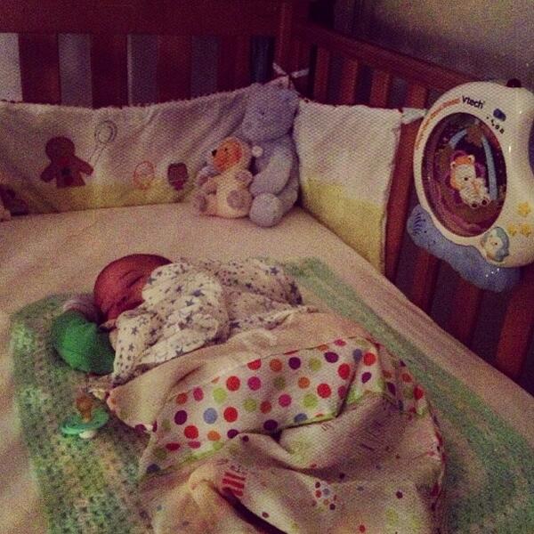 DaddysBestBoy's tweet photo. In my new cot♥♥♥ #BigBoy http://t.co/Oo7aSADAiY