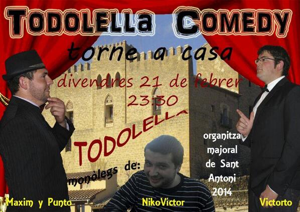 TodolellaComedy's tweet photo. Que sí, que tornem a casa! http://t.co/UTUxsEaVJo