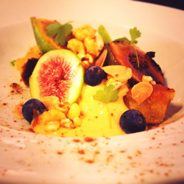 LBboathouse's tweet photo. FIG SEASON!Caramelised bobs farm fig,vanilla and maple custard,frangipane,caramel popcorn.New dessert #nelsonbay http://t.co/GTM1L3jTwQ