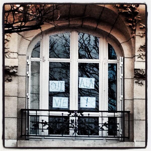 eulalie75's tweet photo. Dites oui à la vie ! #MPLV2014 à Paris #prolife http://t.co/bOcBwiQIG5