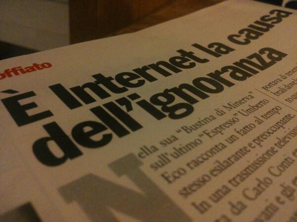 altrafrequenza.com/eugenio-scalfa…
Articolo di <a href="/ScaleseMau/">Mauro Scalese</a> #altrafrequenza #scalfari #internet #newgeneration #espresso