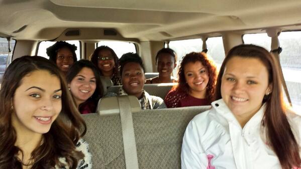 Tostevens's tweet photo. Off to NY with my beautiful SOFO girls! http://t.co/wuyYKvCmAu