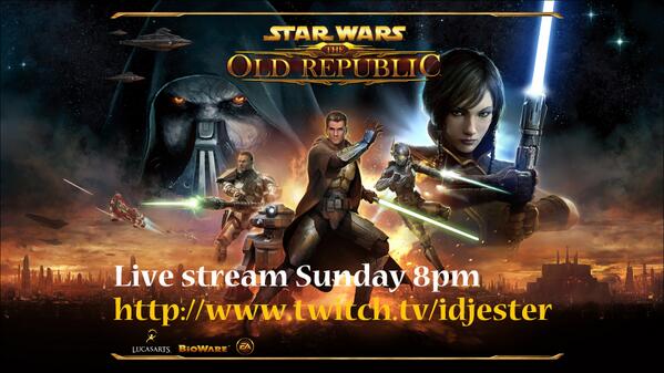 idjester's tweet photo. Live Stream tonight at 8pm http://t.co/ZyEHZ4SnRO