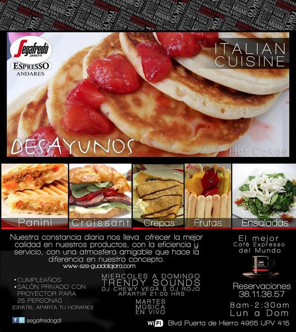 Desayuno en Segafredo Guadalajara #BeneficiosVango