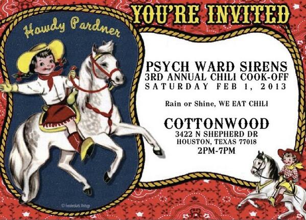 PsychWardSirens's tweet photo. It's that time of year again.  NO, not Girl Scout Cookie time, SIREN CHILI COOK-OFF FUNDRAISER TIME! http://t.co/TXe06nO1xR
