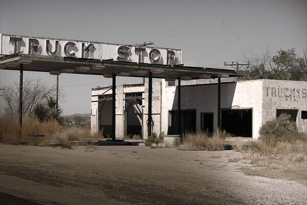 OdessaTheSeries's tweet photo. Abandoned truck stop off I-10 in Sierra Blanca #Texas. One of our amazing filming locations on Odessa. @TexasHighways http://t.co/wftLUUTDSq